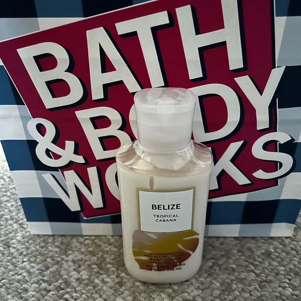New Belize Lotion from Bath and Body Works